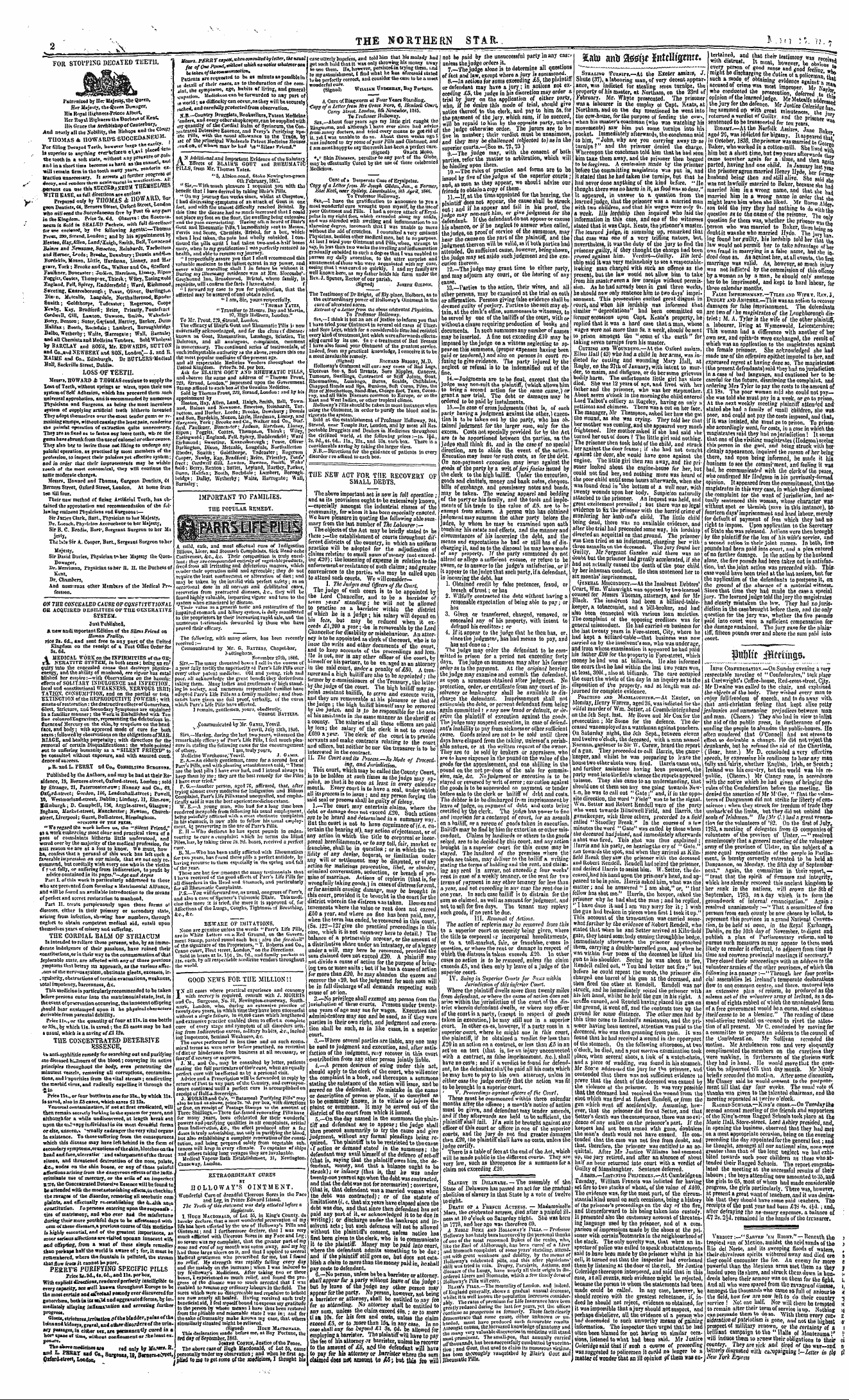 Northern Star (1837-1852): jS F Y, 2nd edition - Verdict :—'' Sabveb 'Em Right." — Beneat...