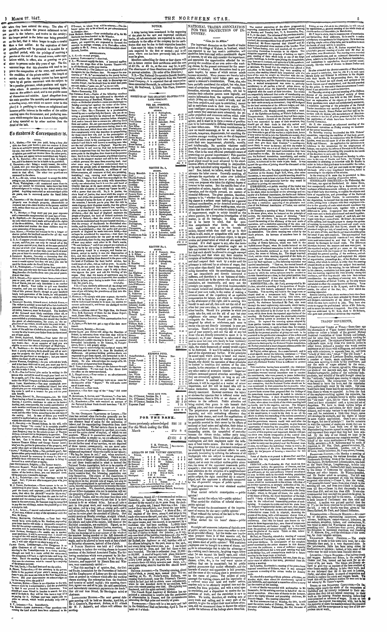 Northern Star (1837-1852): jS F Y, 2nd edition - Legal. P.P., Silsoen.—The Sum You Paid, ...