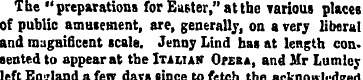 The "preparations for Easter," at the va...