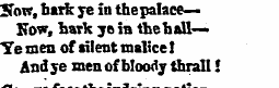 STow, hark ye in the palace—Now, bark ye...