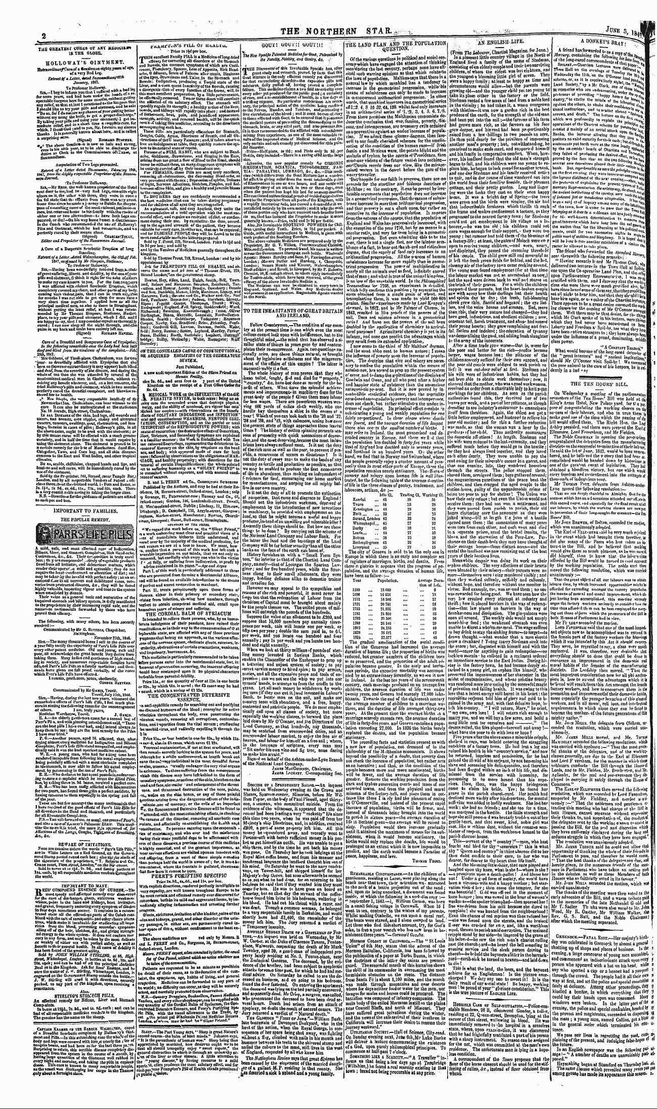 Northern Star (1837-1852): jS F Y, 2nd edition - Tub Gbeatesr Corks Vf A«Y Jibulvlkjn Intus Globe.
