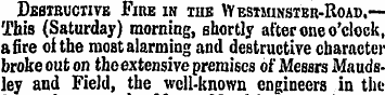 Debtbuciivb Fire in tub Westminster-Road...