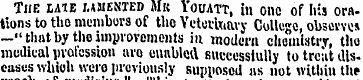 The r-AiE lamented Mr Youatt , in one of...