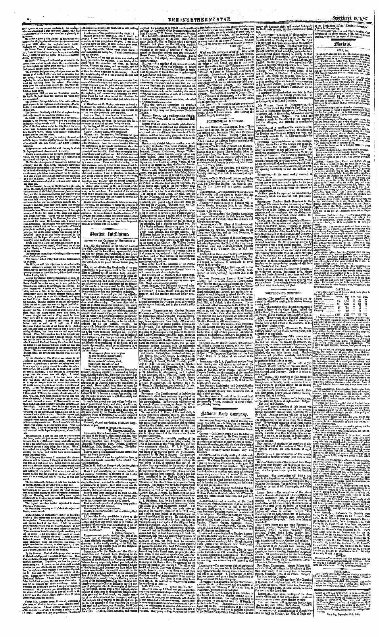Northern Star (1837-1852): jS F Y, 2nd edition - Fiatfonal Mm Compaq