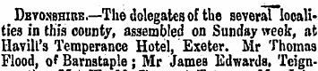 Devonshire—The delegates of the several ...