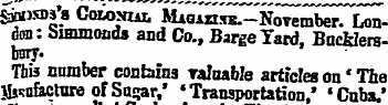 Seism's Crabsui Miam^-November. Londim: ...