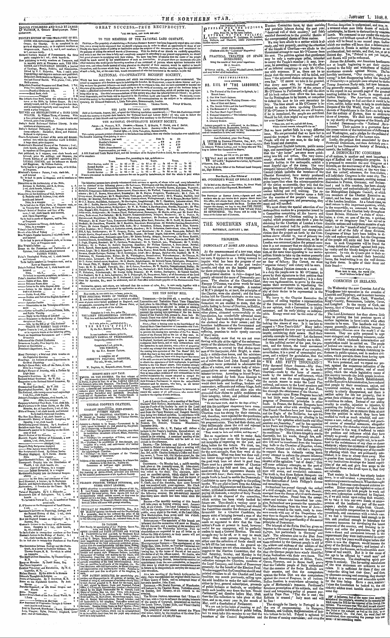 Northern Star (1837-1852): jS F Y, 2nd edition - Tiie Ten Hours' Bill.