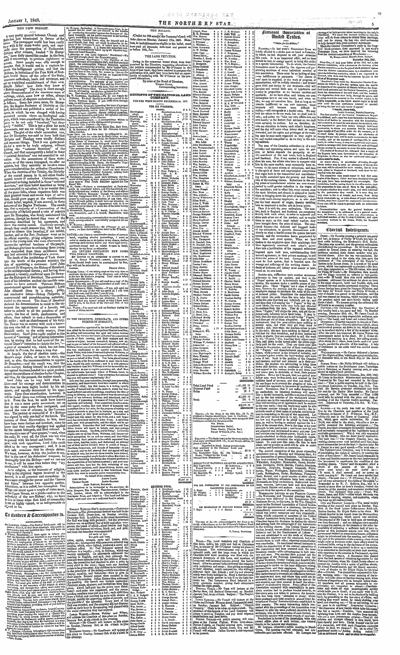 Northern Star (1837-1852): jS F Y, 2nd edition - Geewax Wobkiko Meh'b Assocutios,—Christm...