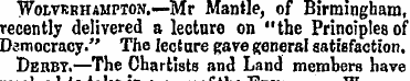 Wolverhampton.—Mr Mantle, of Birming ham...