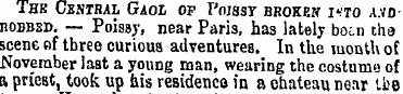 The Central Gaol op I'oissy broken ivto ...