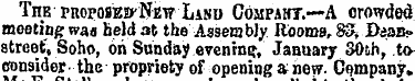 The proposed-New Lanu Compakt.—A crowded...