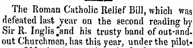The Roman Catholic Relief Bill, which wa...