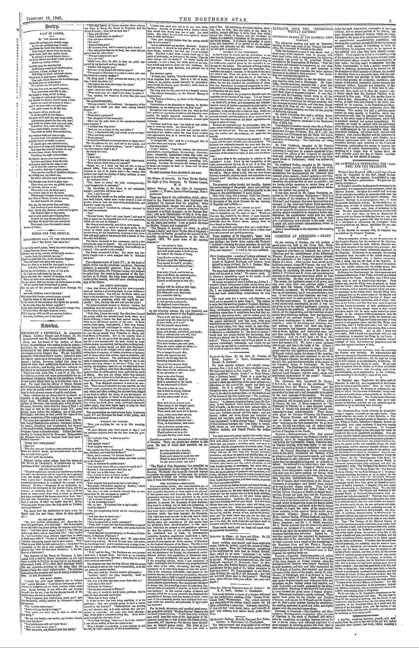 Northern Star (1837-1852): jS F Y, 2nd edition - A Dog-Fox, Weighing - Eighteen, Pound!-,...