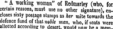 " A working woman" of Redmatley (who, fo...