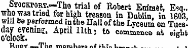 SrocKPORT. -The trial of Robert Emmet, E...