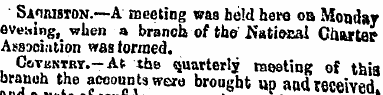 Saomsion.—-A meeting was held here oa Mo...