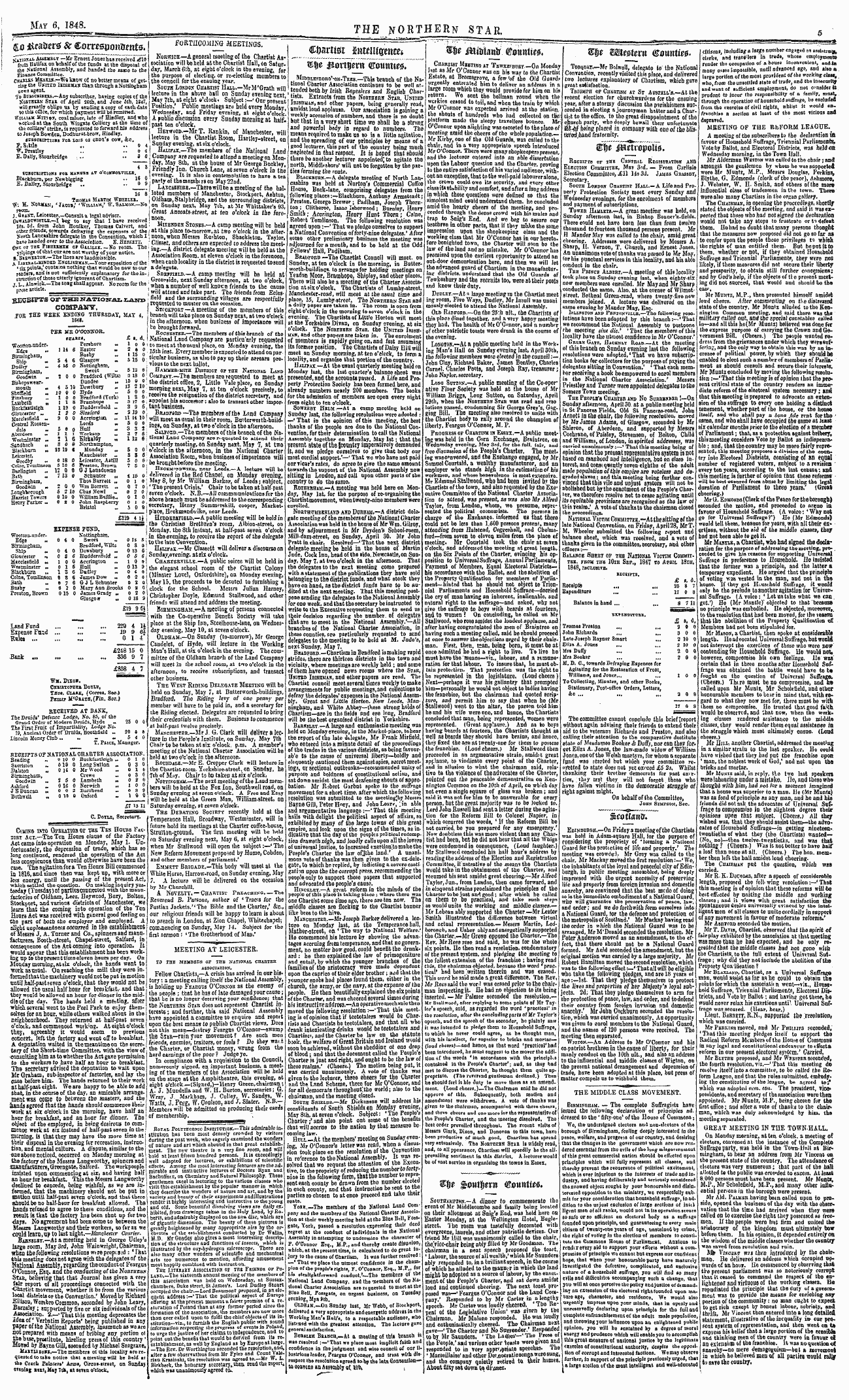 Northern Star (1837-1852): jS F Y, 2nd edition - Begejr^S Jt A— .Ax, R_— I> Coxsp-As - . ...