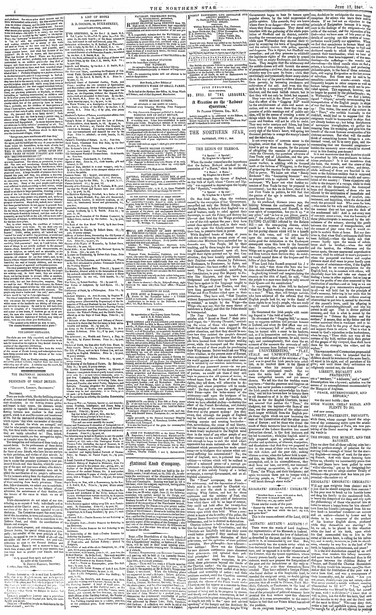 Northern Star (1837-1852): jS F Y, 2nd edition: 4