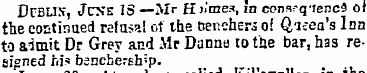 DUBLIN, JcXE IS —Mr H. times, in conseq-...