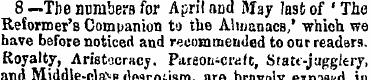 8 —Tbe numbers for April and May Inst of...