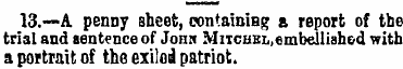 13.-—A penny sheet, containing a report ...