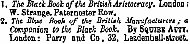 1. The BlaehBook of the British Ariitocr...