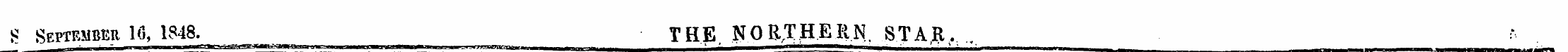 S September 10, 1848. THE NORTHERN, STA,...