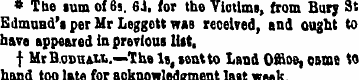 * The turn of 6s. 6J. for the Victims, f...