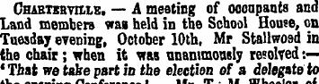 Chabtibvuvle. — A meeting of occupants a...