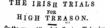 THE IKISh TRIALS FOR High treason* On th...