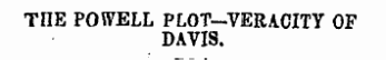 THE POWELL PLOT—VERACITY OF DAVIS.