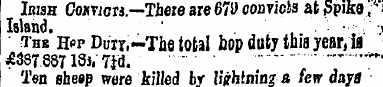 Ibish Convicrs.—There are 67« convicts a...