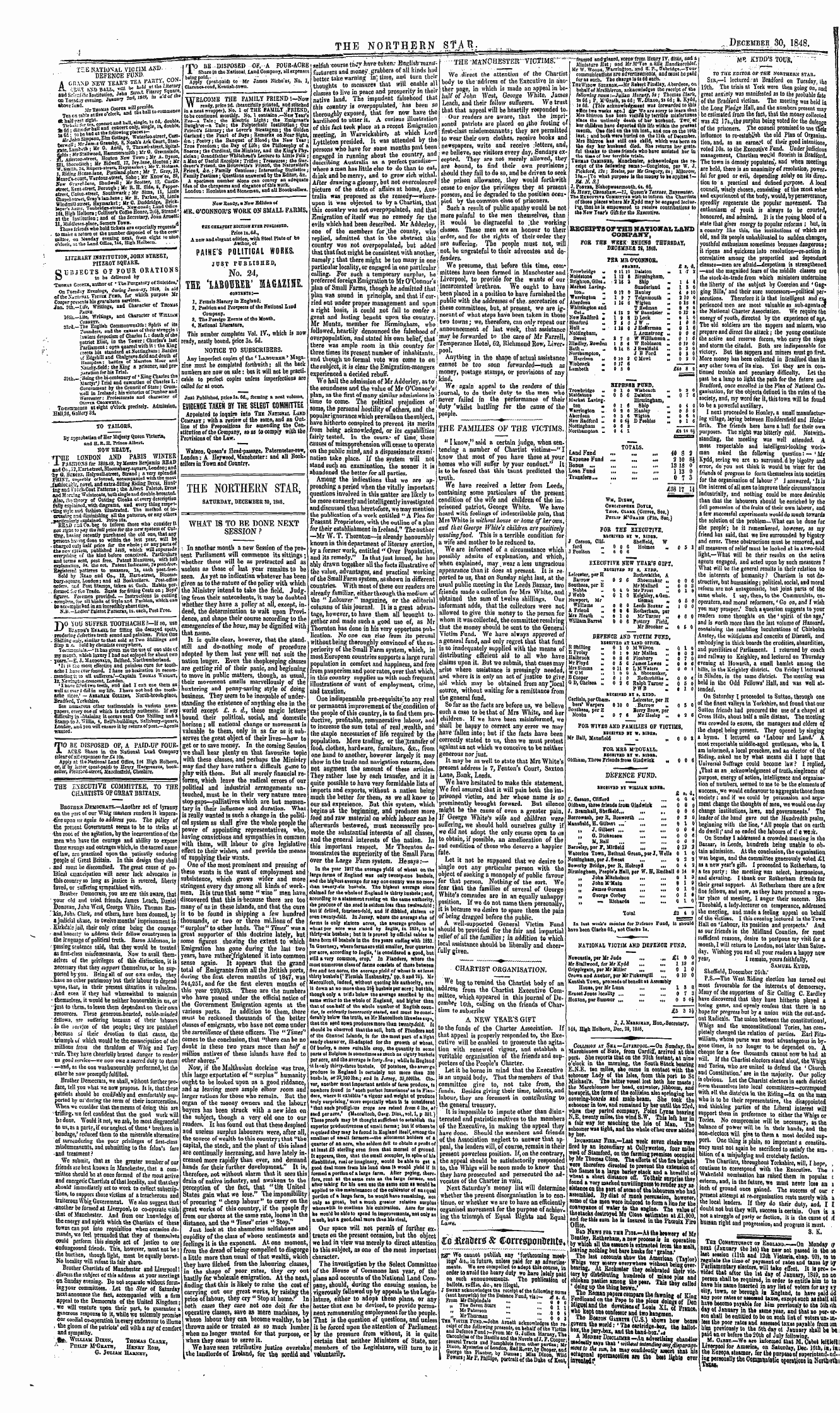 Northern Star (1837-1852): jS F Y, 2nd edition: 4