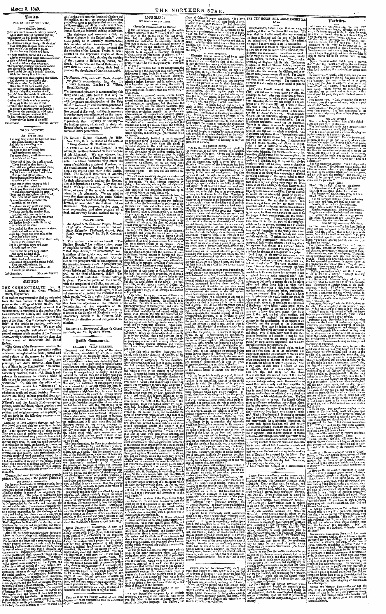 Northern Star (1837-1852): jS F Y, 2nd edition - Tn^-A ^Octrp.