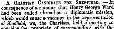 A Chartist Candidate fob Sheffield. —In ...
