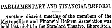 PARLIAMENTARY AND FINANCIAL REFORM. Anot...