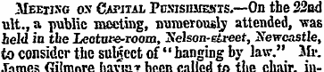 Meeting ox Capital Pcxisumssis.—On the 2...