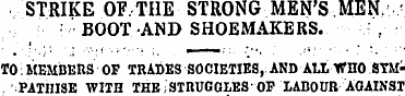 STRIKE OF.THE STRONG MEN'S. MEN, ; BOOT ...