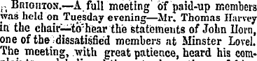 j- Brighton.—A . full meeting of paid-up...