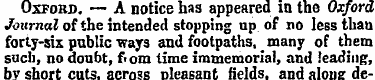 Oxford. — A notice has appeared in the O...