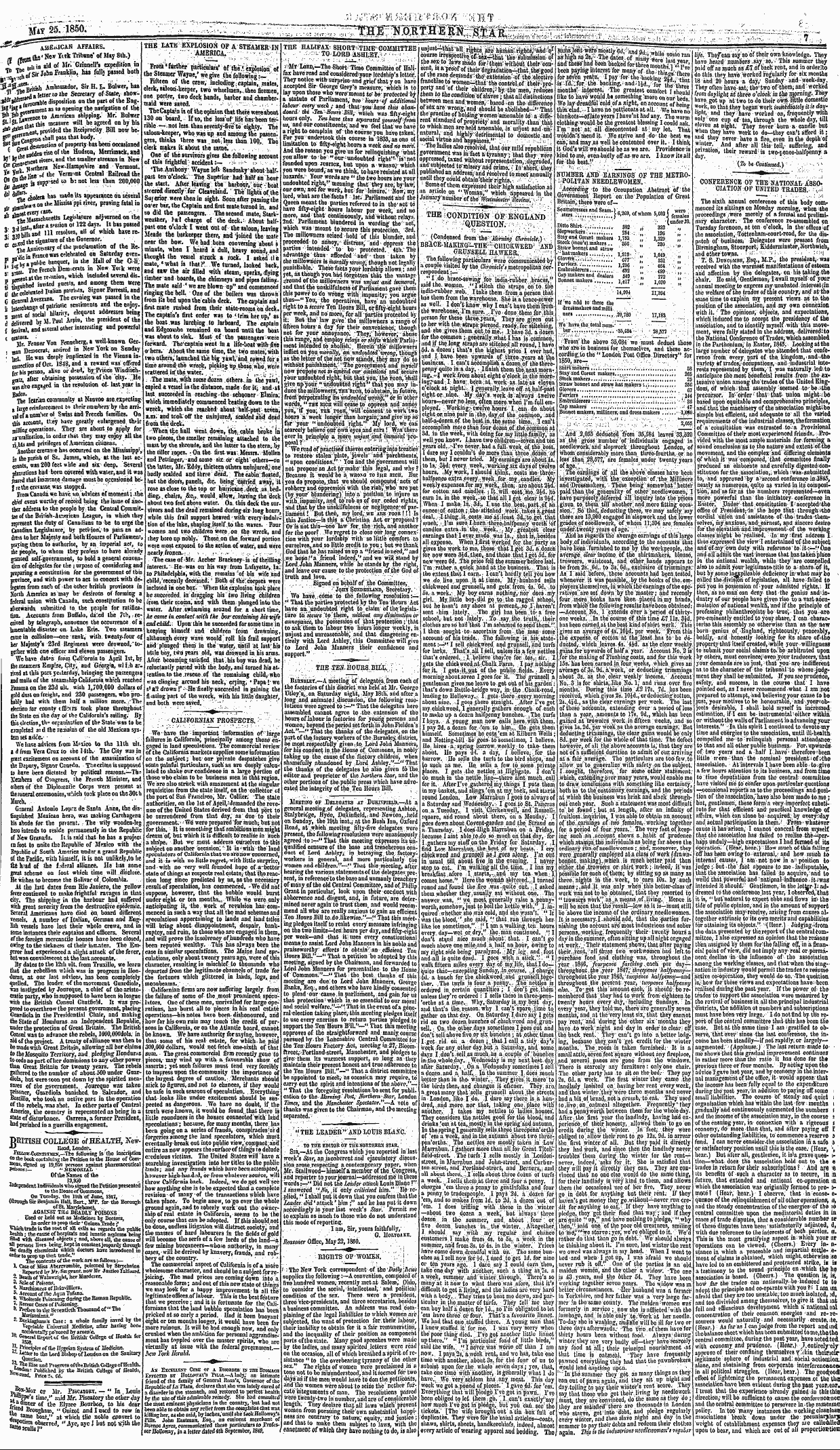 Northern Star (1837-1852): jS F Y, 2nd edition - Ah Exceiiskt Cobe Op A Dlsobdeb Is I7tb ...