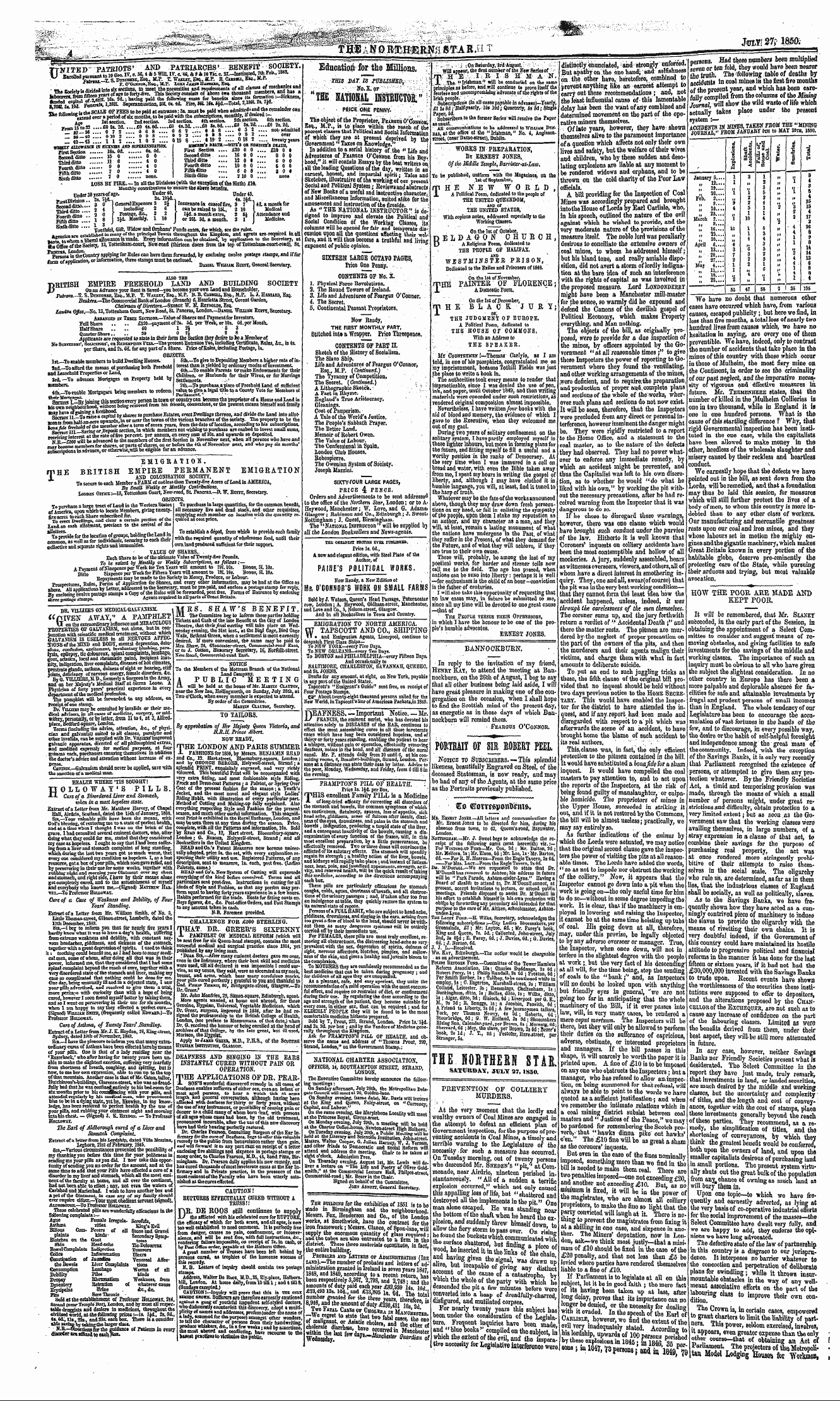 Northern Star (1837-1852): jS F Y, 2nd edition - €O Cormuoitffcm*