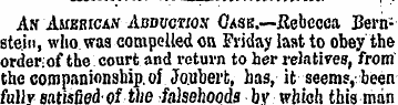 Ay AsiBfltcAiY Abducxiox Case.—.Rebecca ...