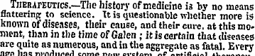 TiiERArEurics.—The history of medidne is...