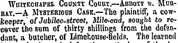 WuiTEcitAPEL County Court.—Abbott v. Mun...