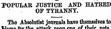 TOPULAB JUSTICE AND HATRED OF TYRANNY. T...