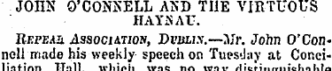 JOHN O'CONNELL AND THE VIRTUOUS HAYS AT7...