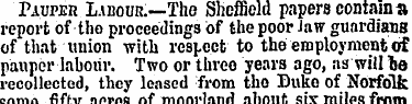 Pauper Labour.—The Sheffield papers cont...