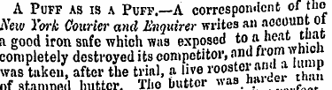 A Puff as is a Puff.—A correspondent of ...