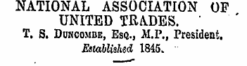 NATIONAL ASSOCIATION OF UNITED TRADES. '...